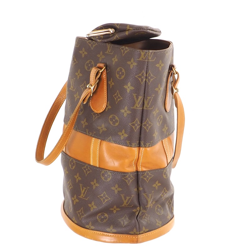 Vintage Louis Vuitton LV French Co. USA GM Monogram Bucket Bag Excellent - Nina Furfur Vintage ...