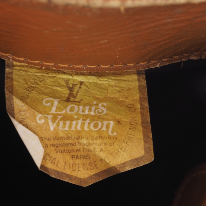 Louis Vuitton Vintage French Co. Made in USA Monogram Large Bucket