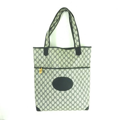 Vintage Gucci M Size Box Suede Bamboo Shoulder Strap Hand Bag - Nina Furfur  Vintage Boutique