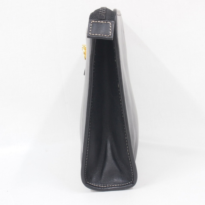celine leather clutch purse