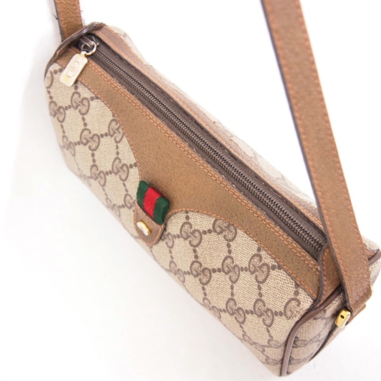 gucci monogram shoulder bag vintage