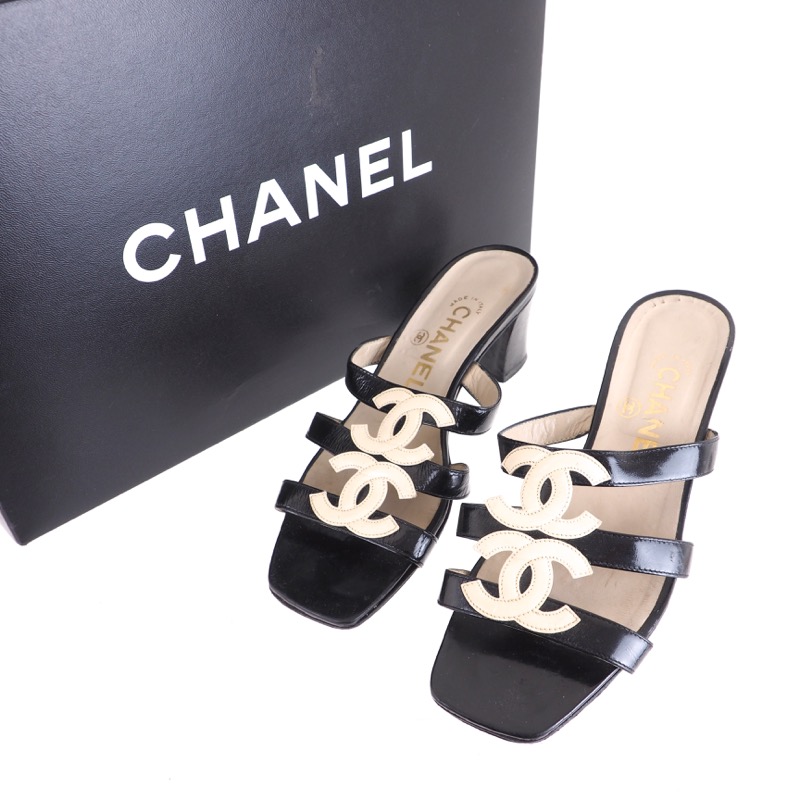 Chanel Wedge Sandals  vintagechanel chanelshoes vintagedesignerh   TikTok