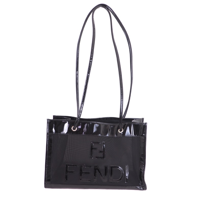 Vintage Fendi Never Used Mesh Long Strap Shoulder Bag - Nina Furfur ...