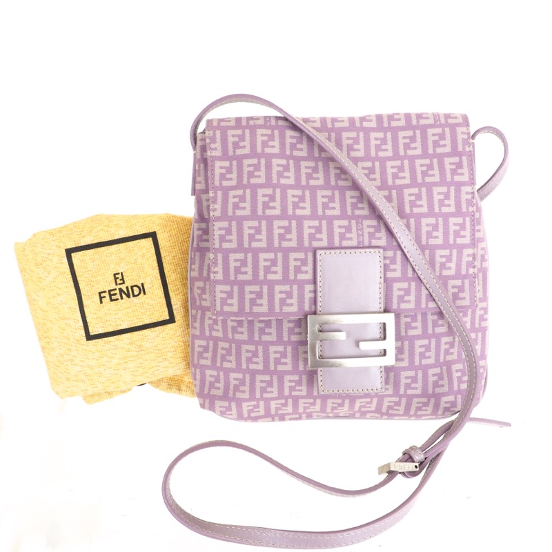 Fendi Baby Pink Monogram Shoulder Bag