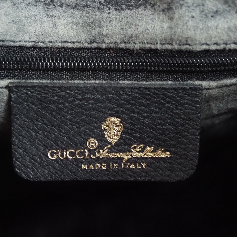 Vintage Gucci Black Monogram Speedy Hand Bag - Nina Furfur Vintage
